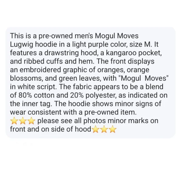 Mogul Moves Lavender Ludwig Ahgren Hoodie Sweatshirt Sz.M Unisex - Picture 11 of 11